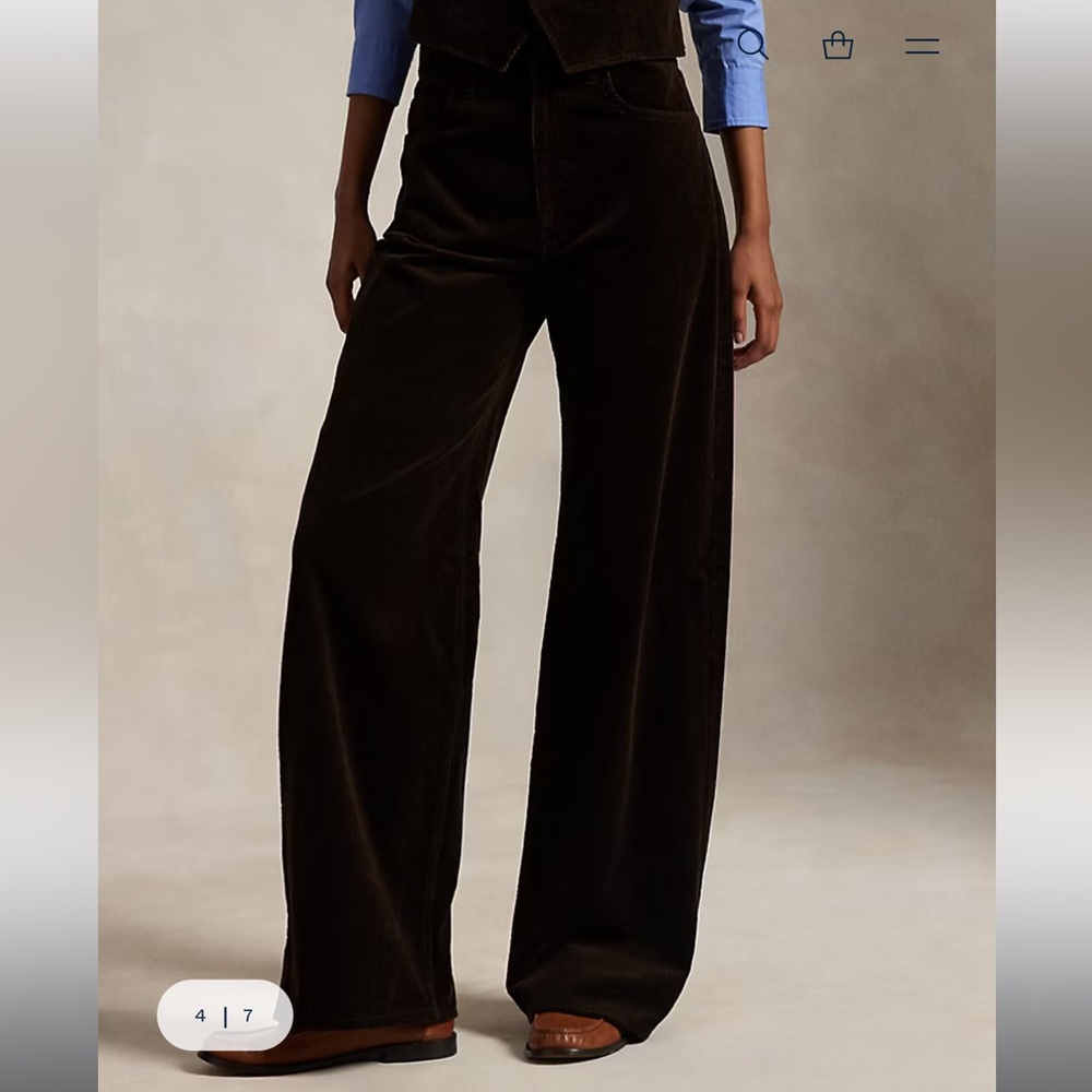 Ralph Lauren Dark Brown corduroy pants